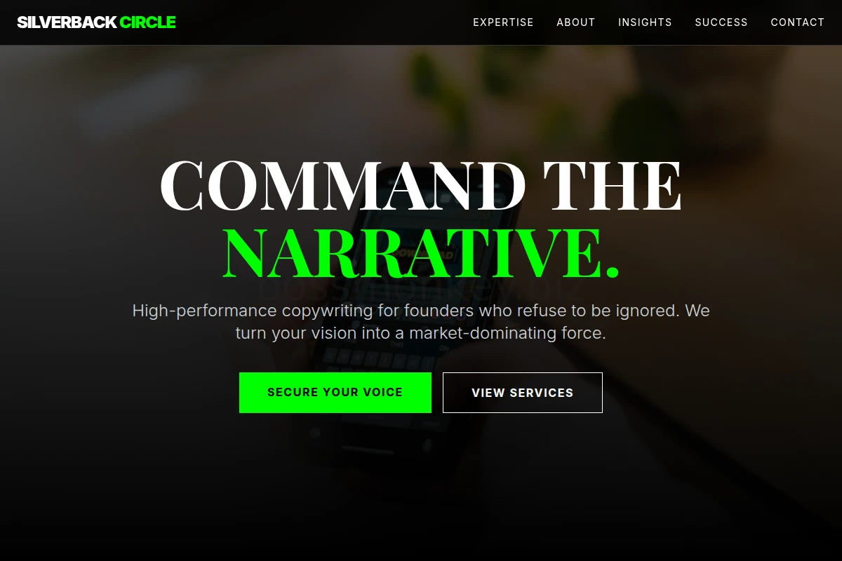 Founder Copywriting